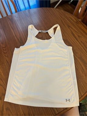 Under ArmourWhite Racerback Athletic Tank Top